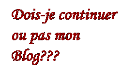 je vous pose la question